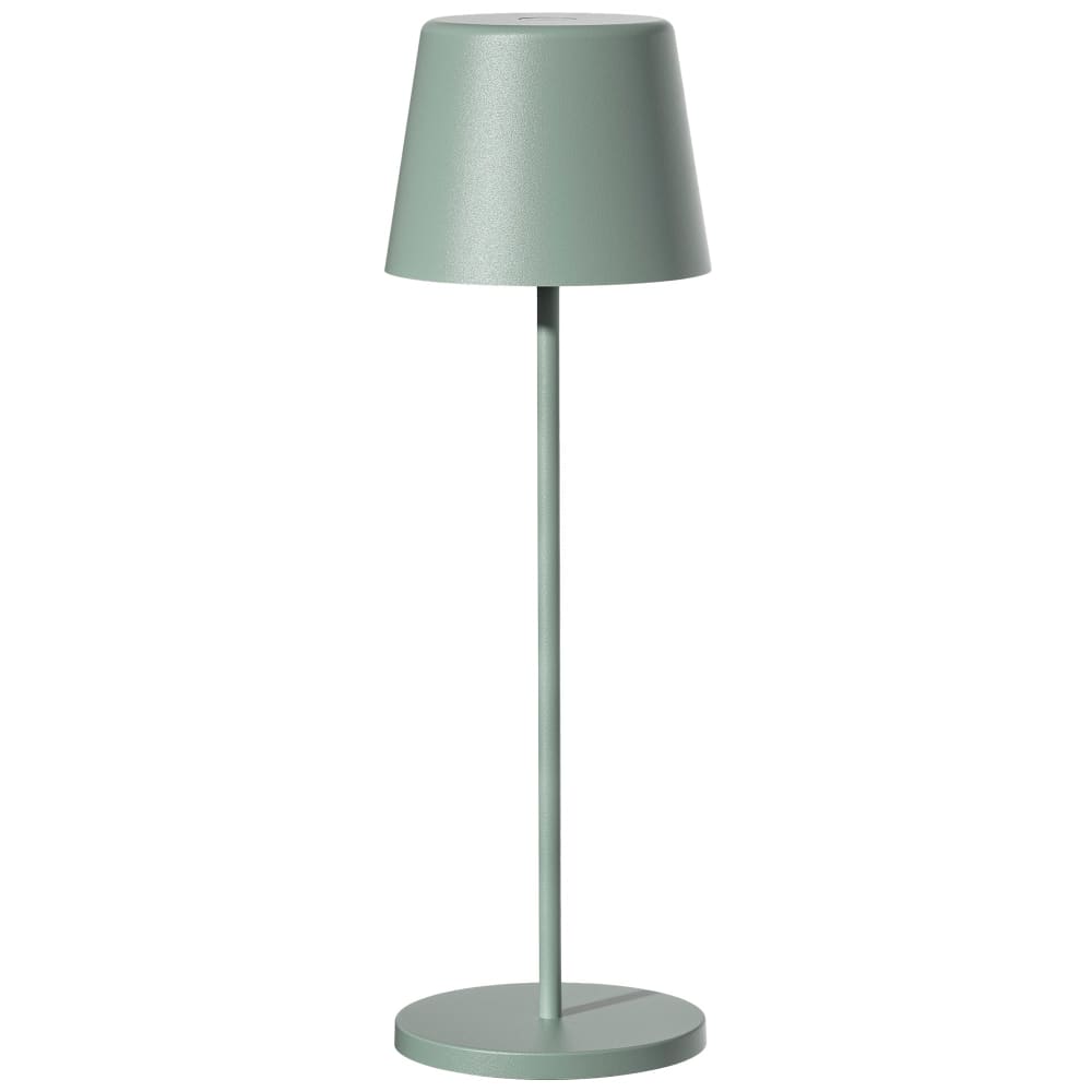 Lampe de table sans fil Acier Vert h38cm