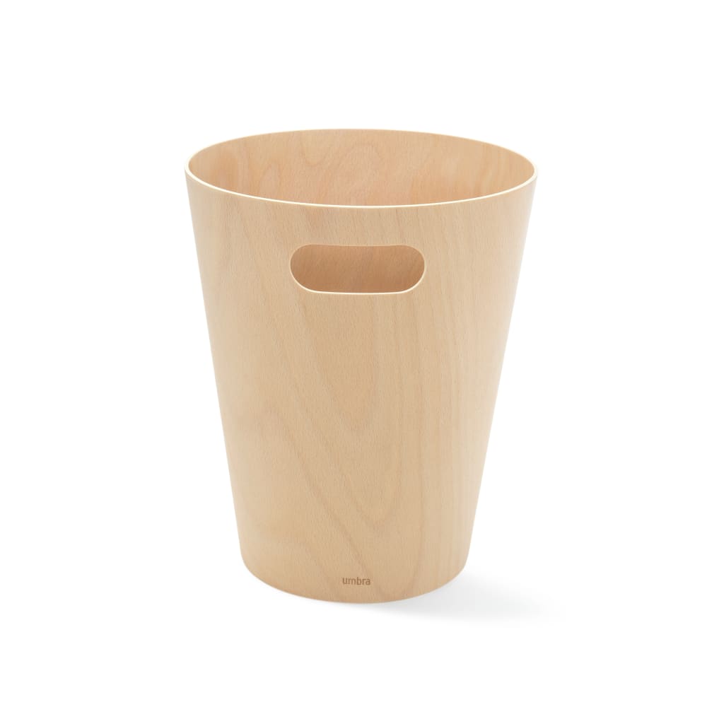 Corbeille bois 7.5L bois naturel — vue 3