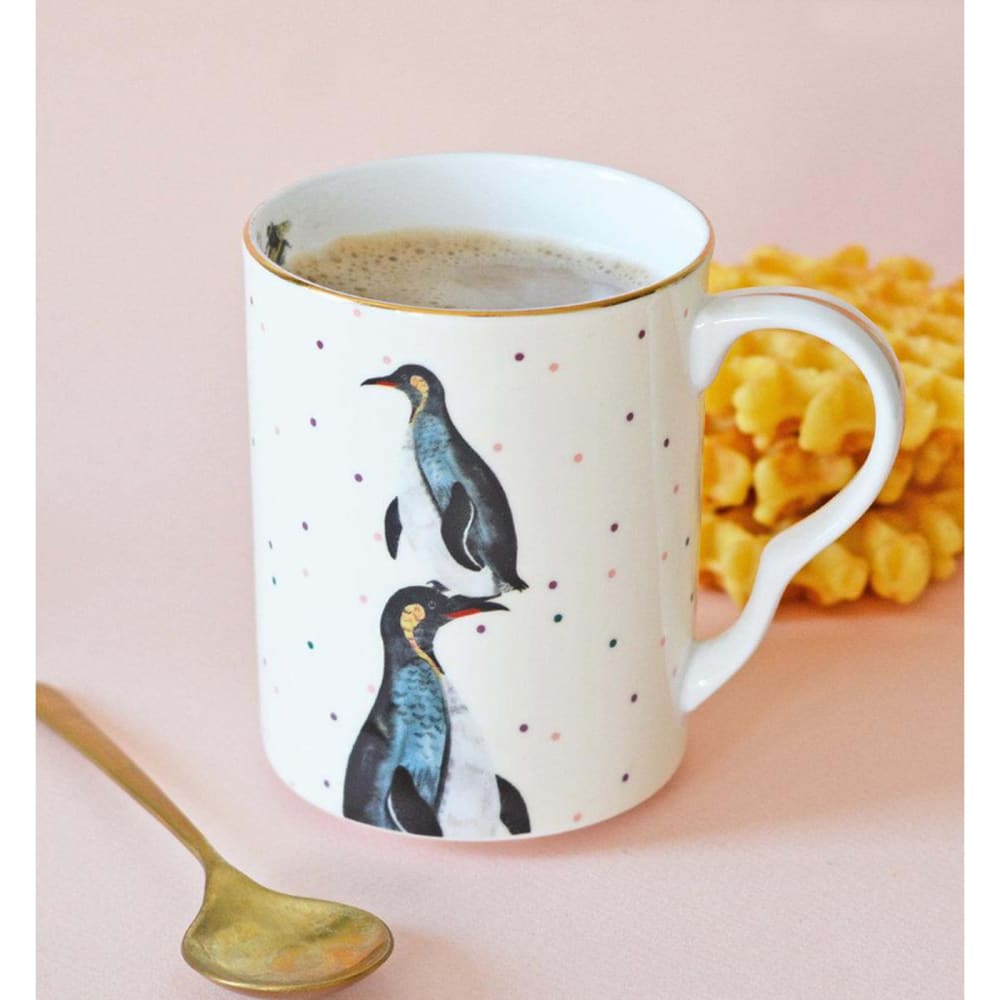 Mug en porcelaine pingouin 28cl - Maisons du Monde