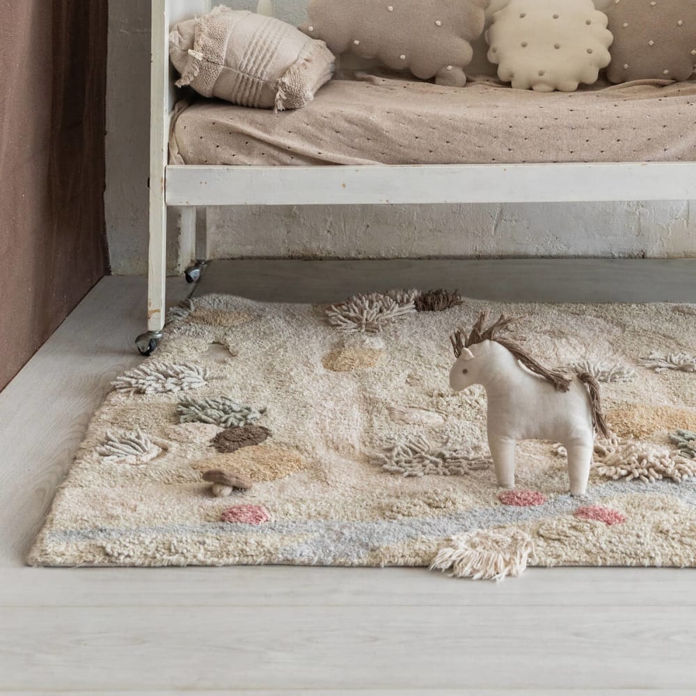 Tapis de jeu pour enfant chemin dans la nature 120x160 cm