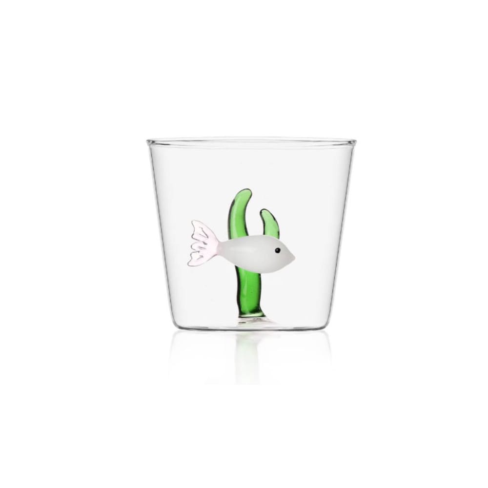 Ichendorf Verre tumbler poisson blanc Transparent Verre