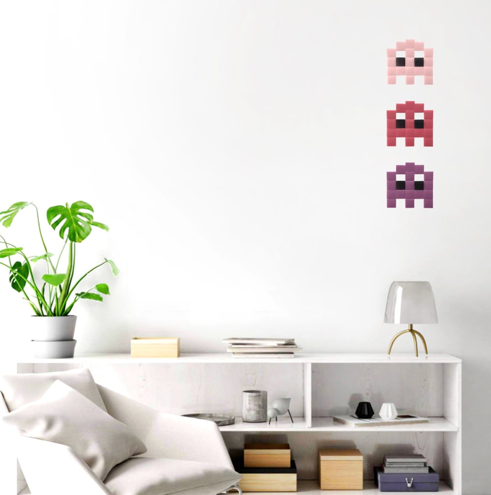 Mosaïque adhésive en verre rose - Maisons du Monde
