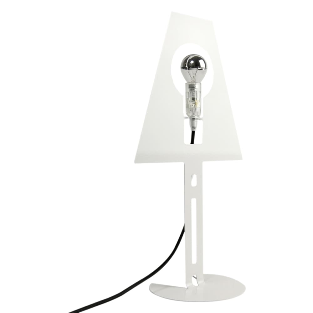 Lampe a poser en métal fil noir