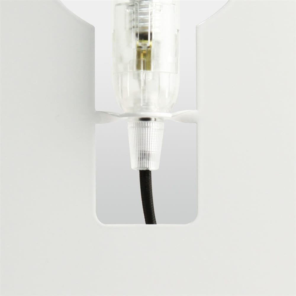 Lampe a poser en métal fil noir — vue 4