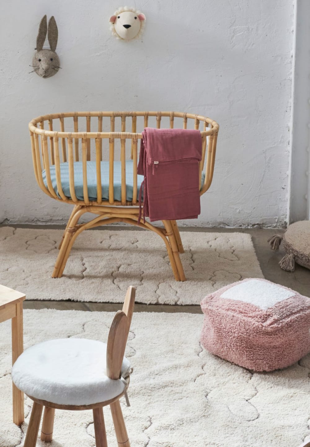 Alfombra lavable nube de algodón natural 90x130 cm - Maisons du Monde