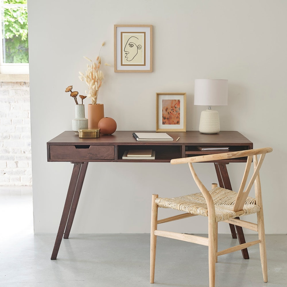 Bureau en manguier massif