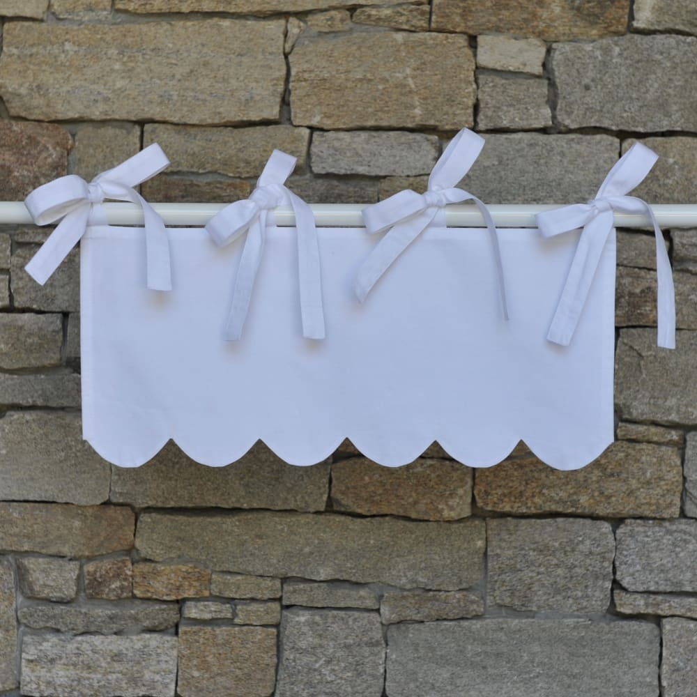 Cenefa festón blanco 45 X 20 cm