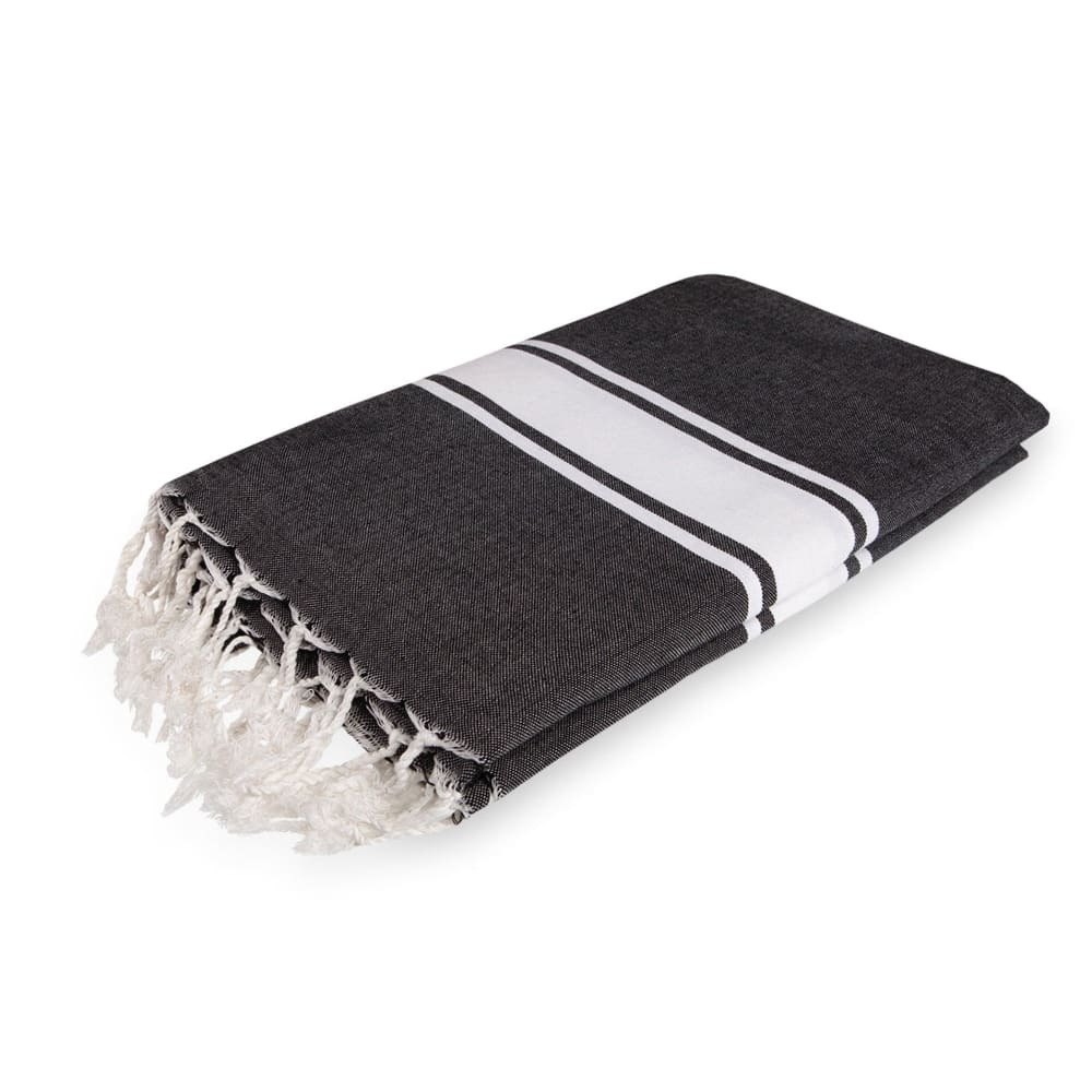 Nappe coton 170x170 noir — vue 3