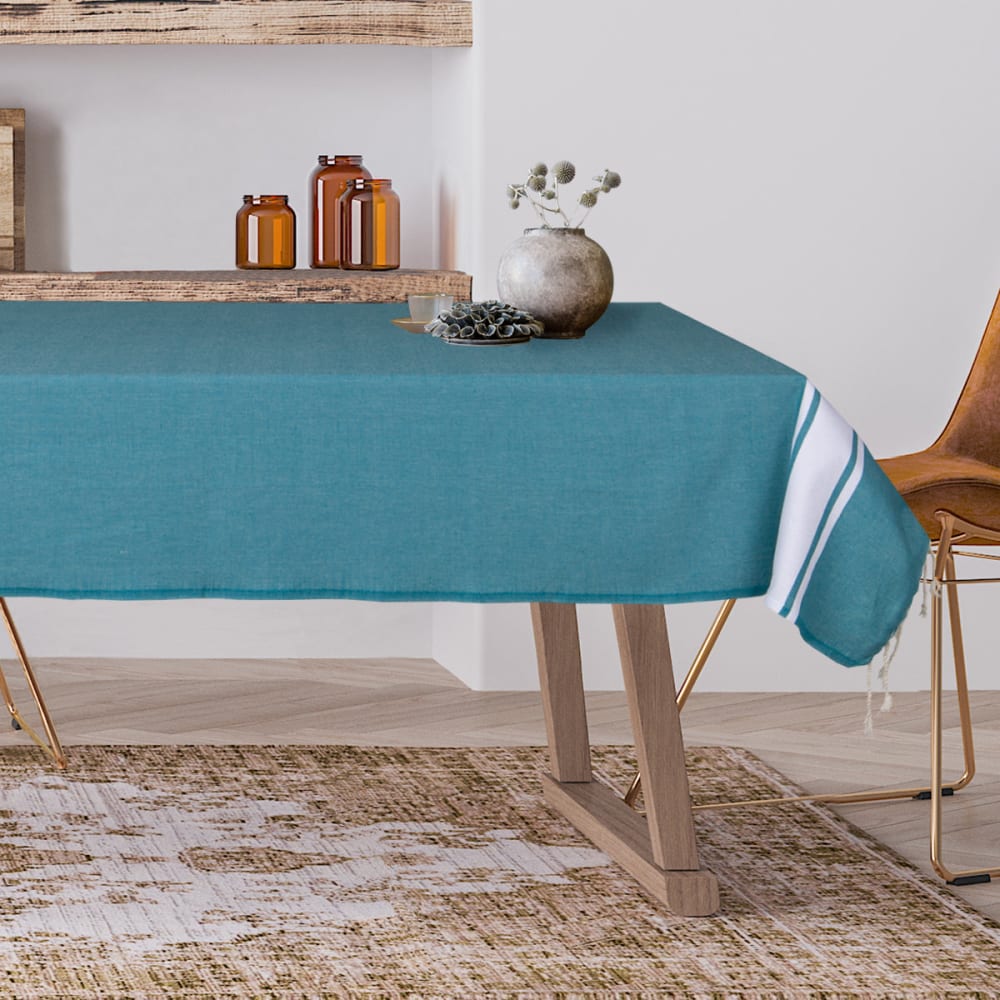 Nappe coton 150x250 vert canard Nappe coton 150x250 vert canard