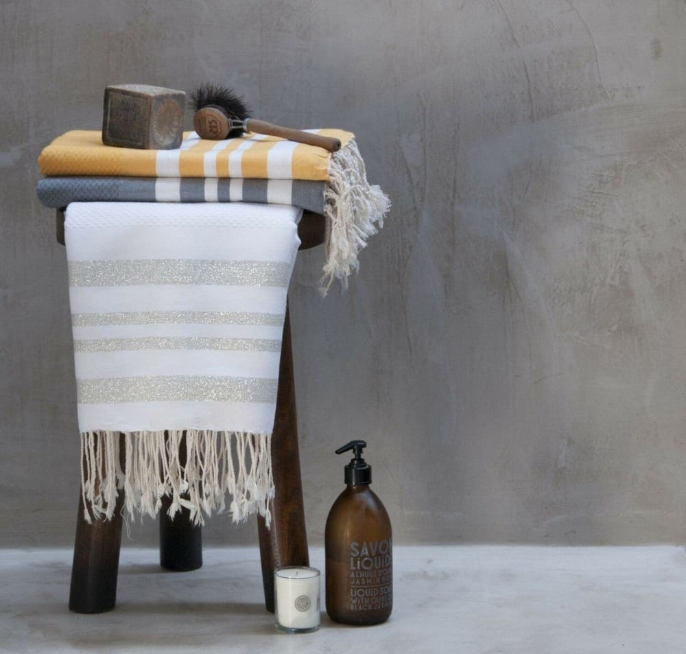 Fouta set bagno (1+2) cotone 100x200 cm - Febronie