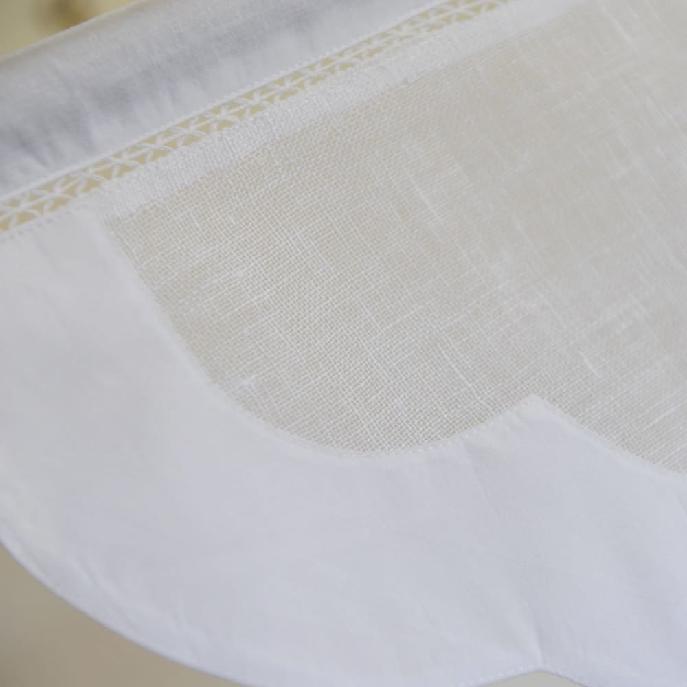 Cenefa con festón y borlas 45 X 22 cm - Maisons du Monde