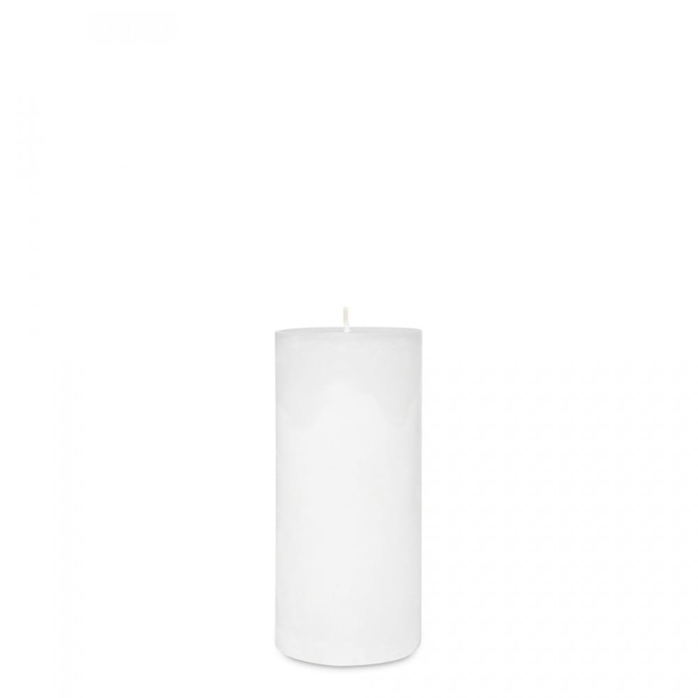 DEKOCANDLE Bougie blanche D7x15cm - Cire