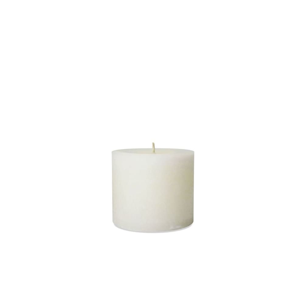 DEKOCANDLE Bougie blanche pour extérieur D15x14cm - Cire