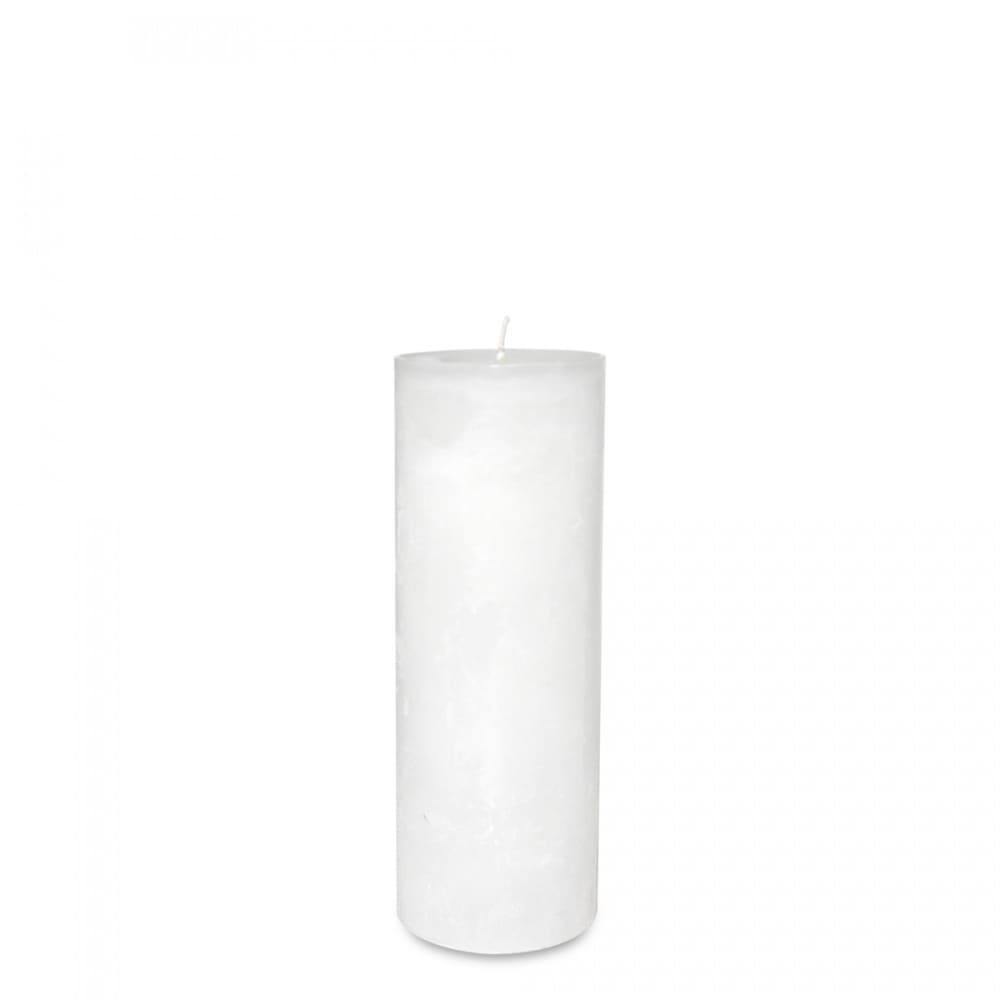 DEKOCANDLE Bougie blanche D7x20cm - Cire