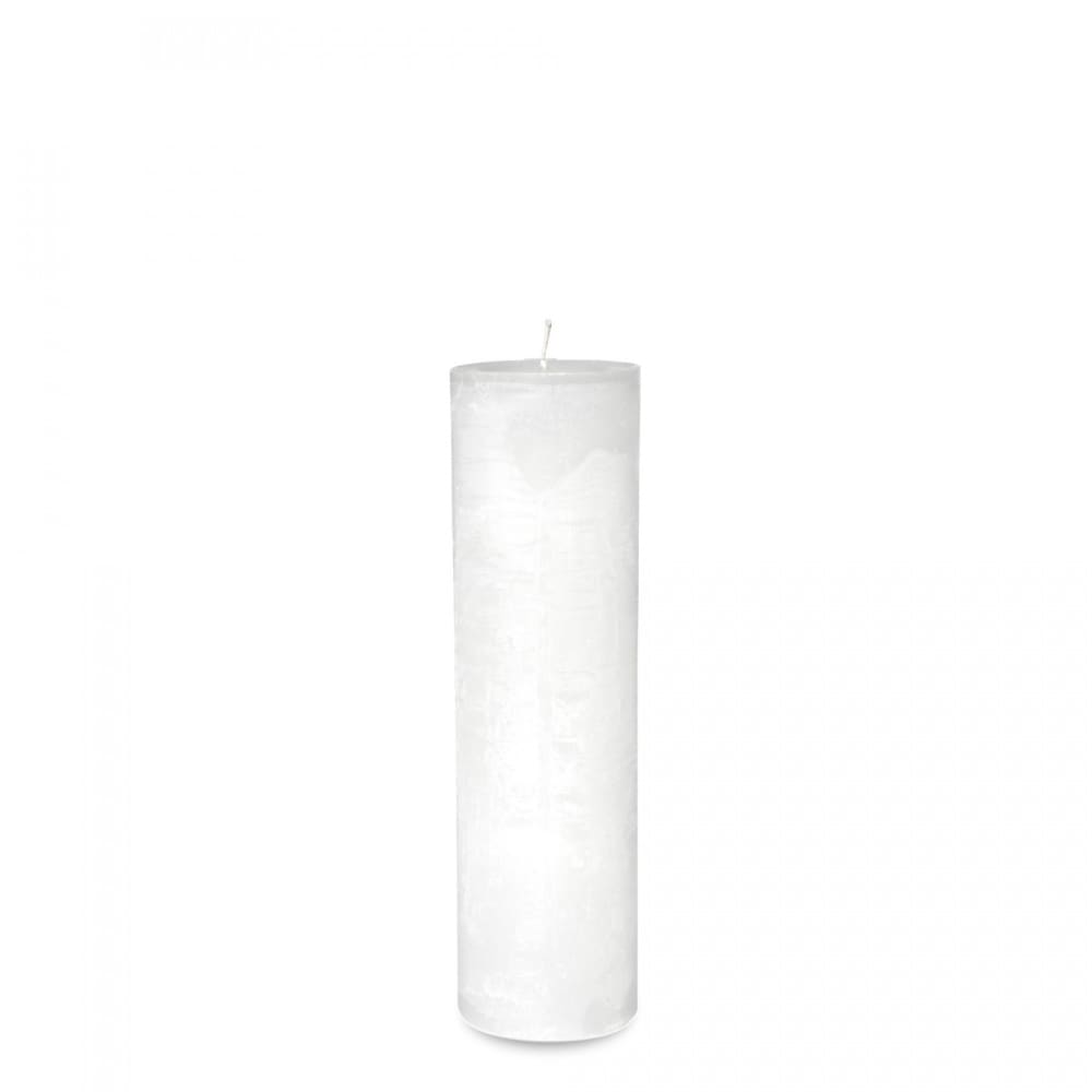 DEKOCANDLE Bougie blanche D5,7x20cm - Cire