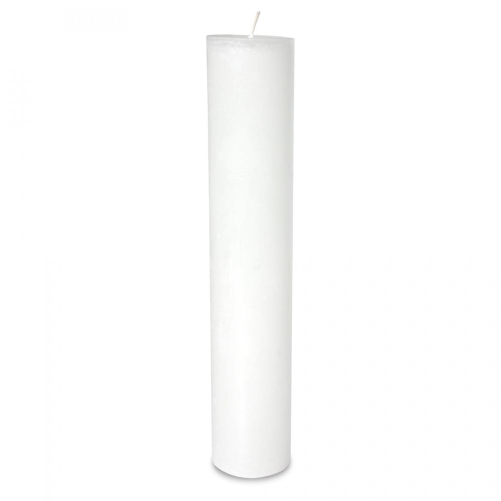 DEKOCANDLE Bougie blanche D5,7x30cm - Cire