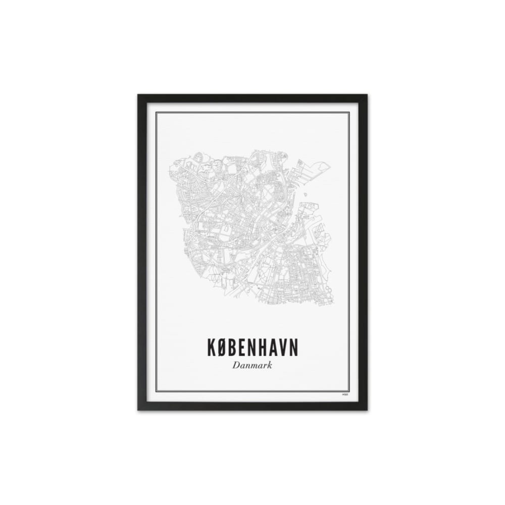 Affiche Ville Copenhague
