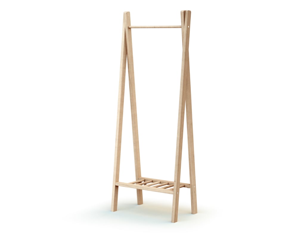 Porte vêtement enfant - brut