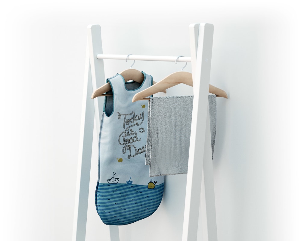 Perchero infantil madera blanco 50 x 30 x 130 cm - Maisons du Monde