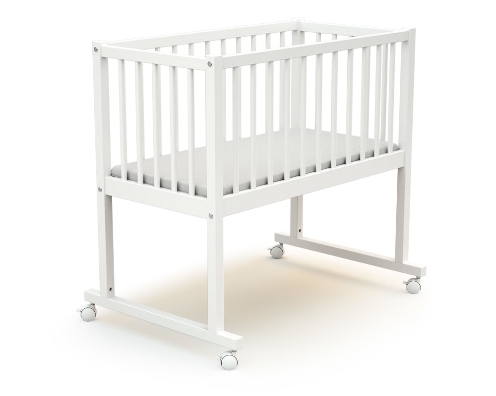 AT4 Wiege Holz Weiß 40 x 80 cm WEISS HOLZ Baby