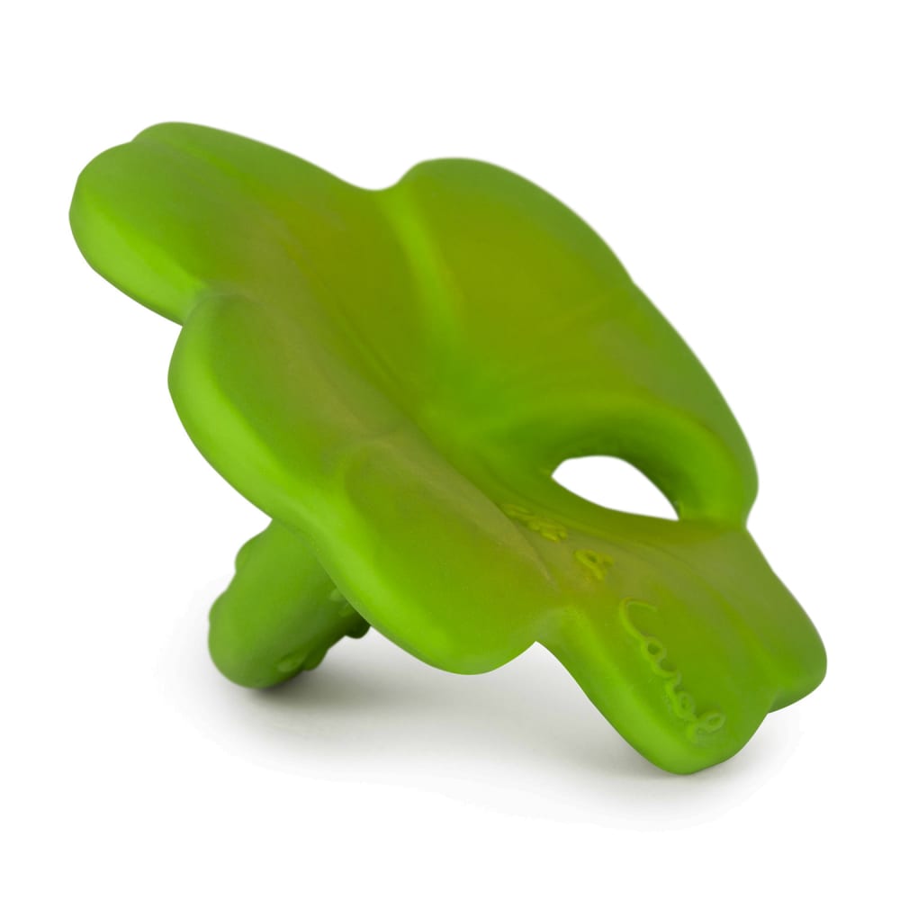 Oli&Carol Mini anneau de dentition Eli le trèfle Vert Pvc - Poly Chlorure De Vinyle - 12x4x22cm