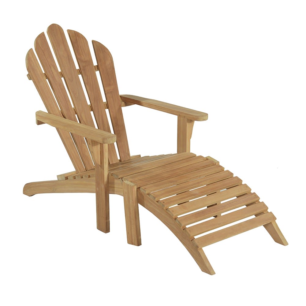 Chaise longue en teck massif - Maisons du Monde