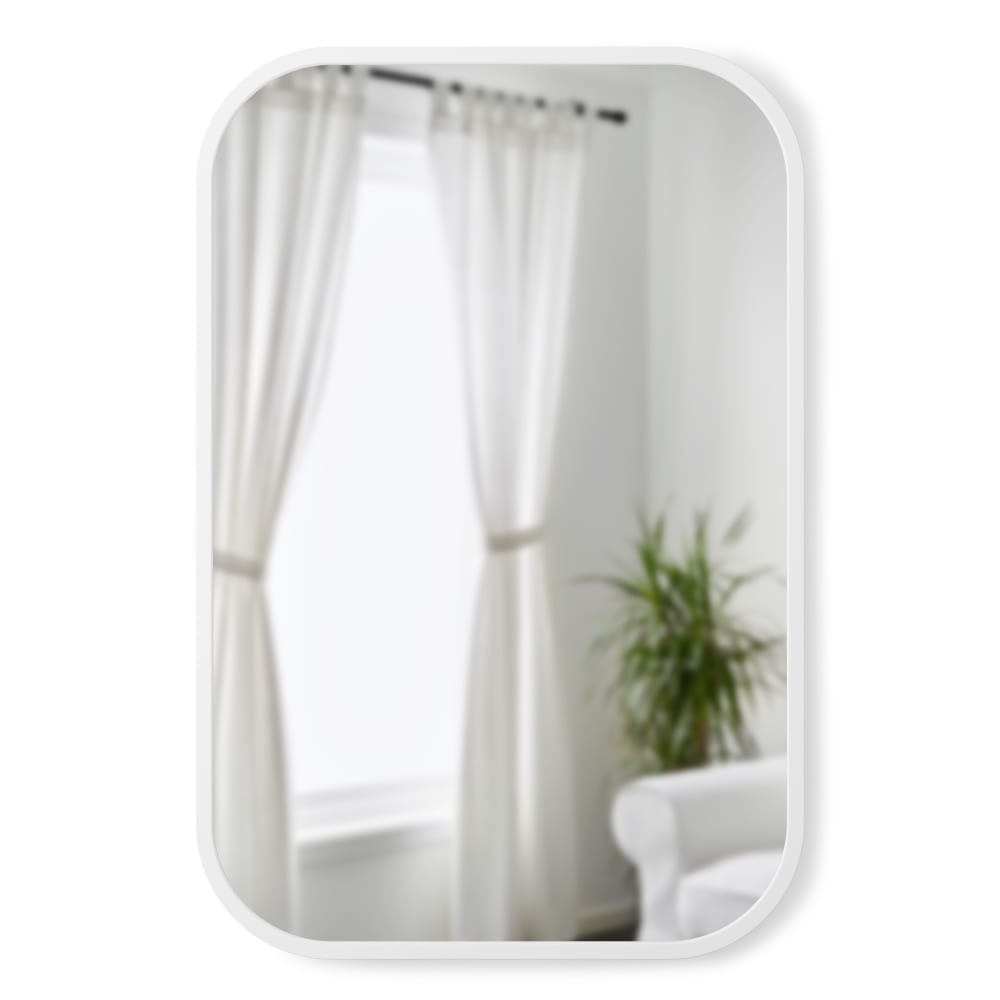 Umbra Miroir rectangle 61x91cm style contemporain Blanc Verre