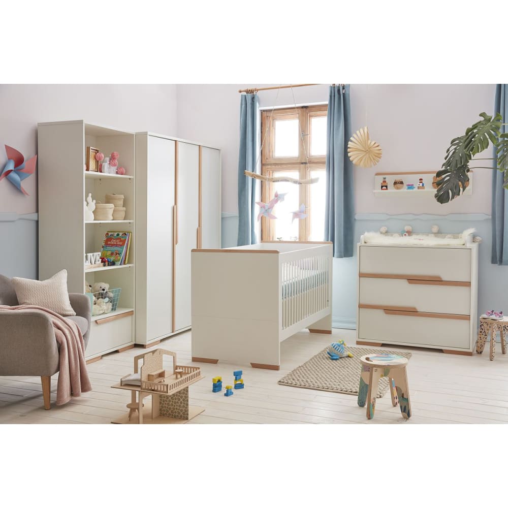 Armoire 3 portes snap panneaux mdf blanc - Maisons du Monde