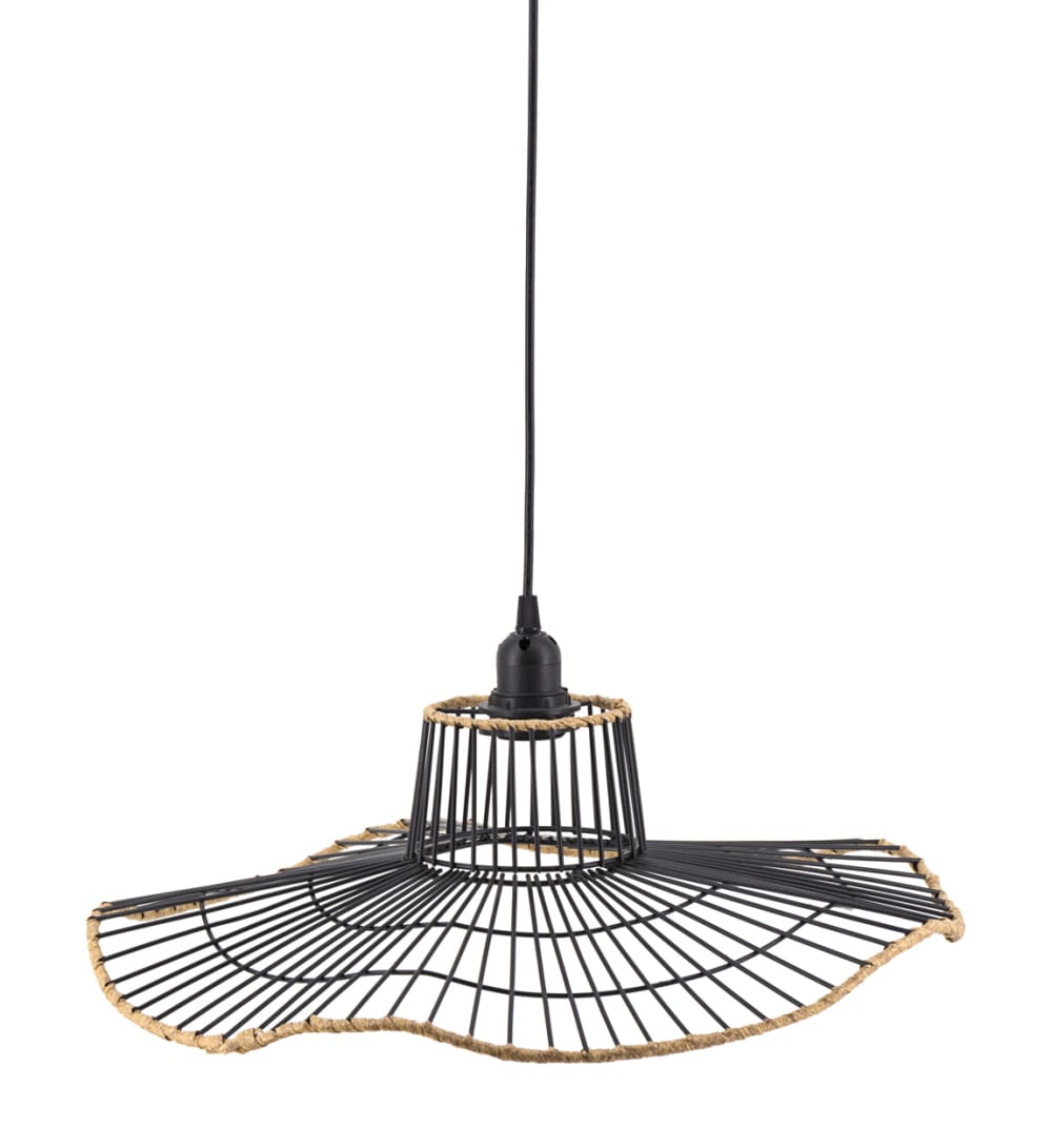 Suspension en métal noir  D 50