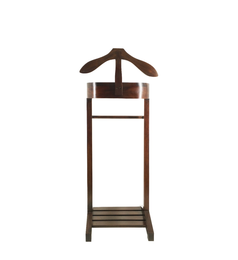 Valet de chambre en bois marron