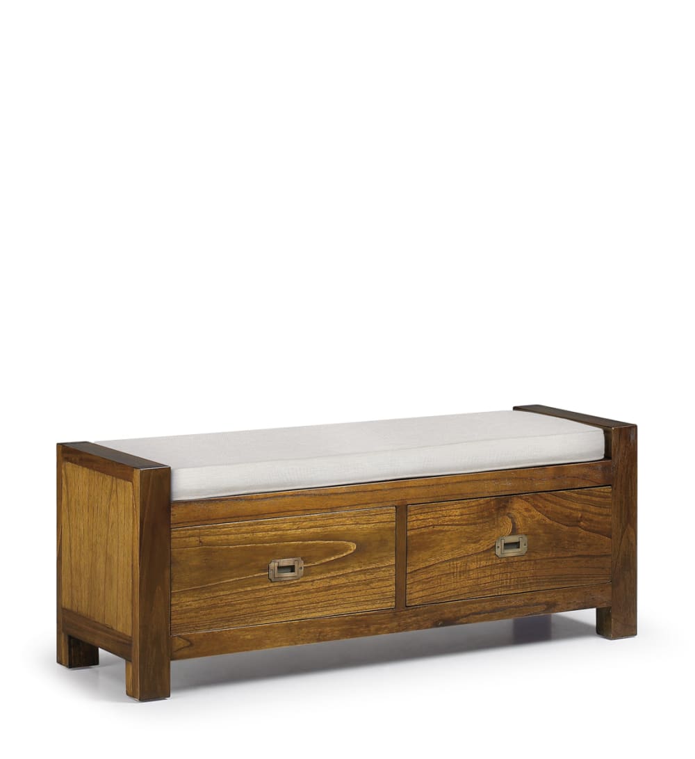 Panca in legno marrone L 120 cm - Modello Country - LEGNO