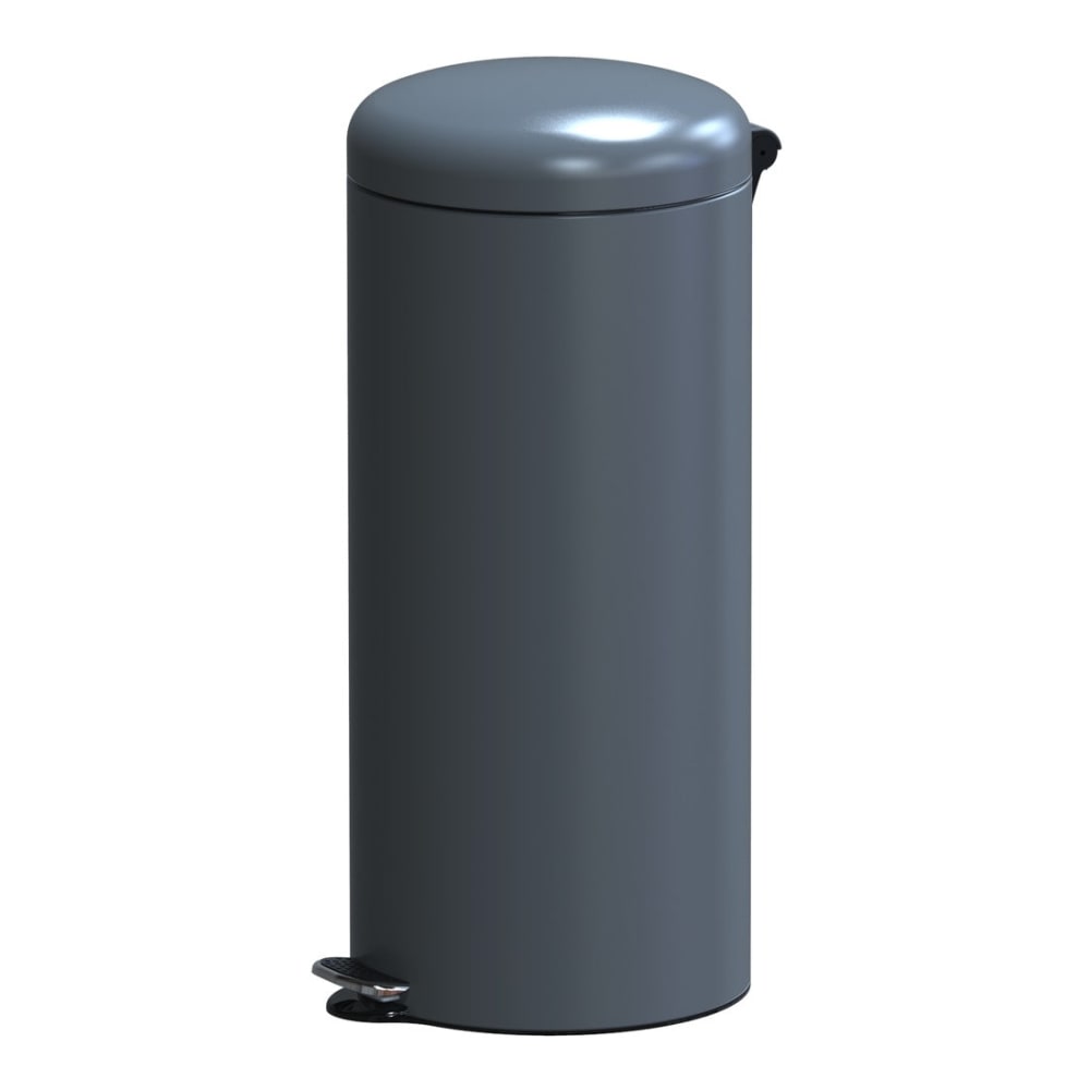 Poubelle de cuisine à pédale acier inoxydable gris 30l Poubelle de cuisine à pédale acier inoxydable gris 30l
