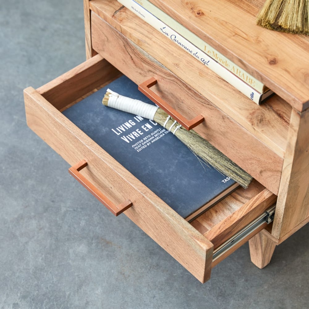 Nachttisch aus massivem Akazienholz - Maisons Du Monde