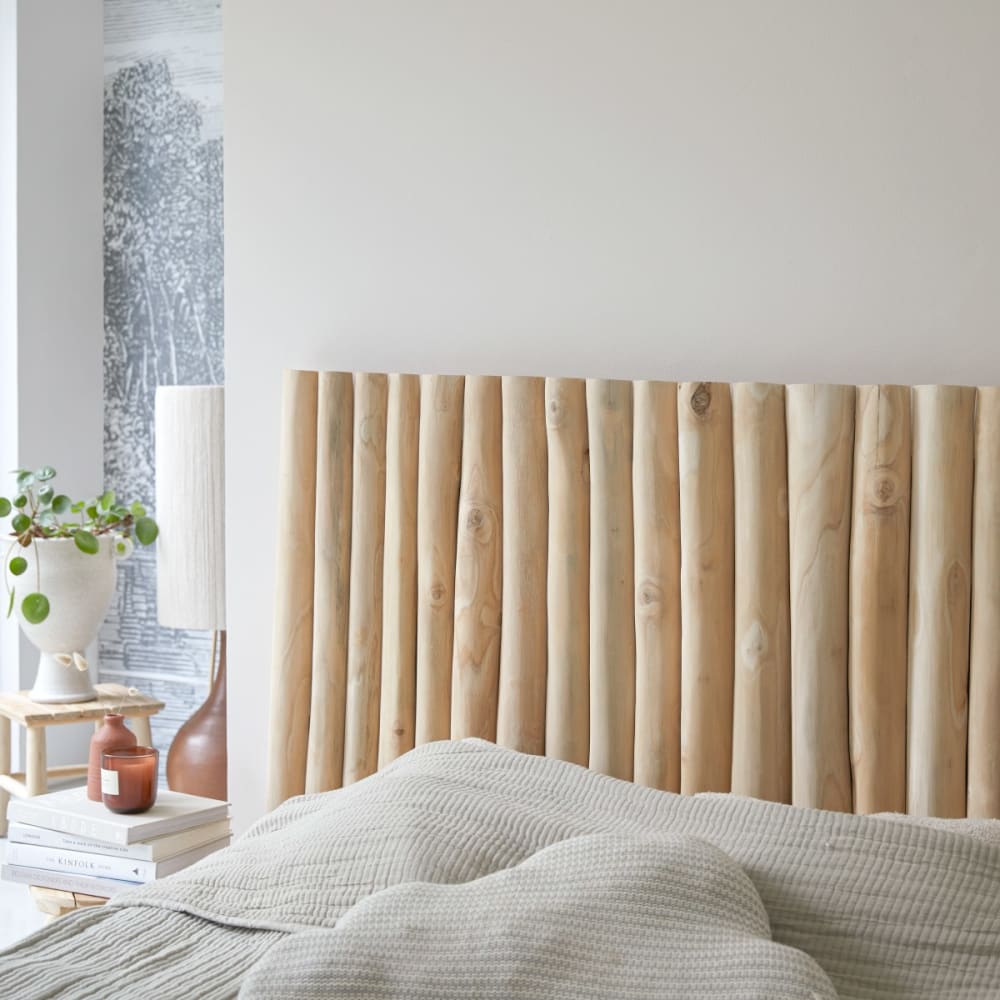 Kopfteil aus massivem Teakholz 180 cm - Maisons Du Monde