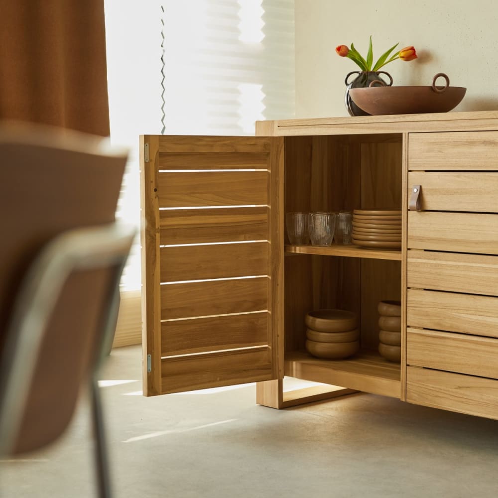 Buffet aus massivem Teakholz 170 cm - Maisons Du Monde