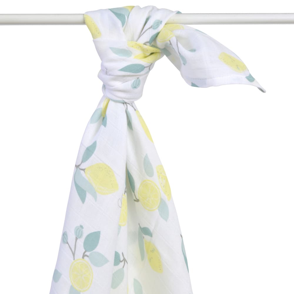 Maxi lange en coton bio Limonade (120 x 120 cm) (Little Crevette) - Image 2