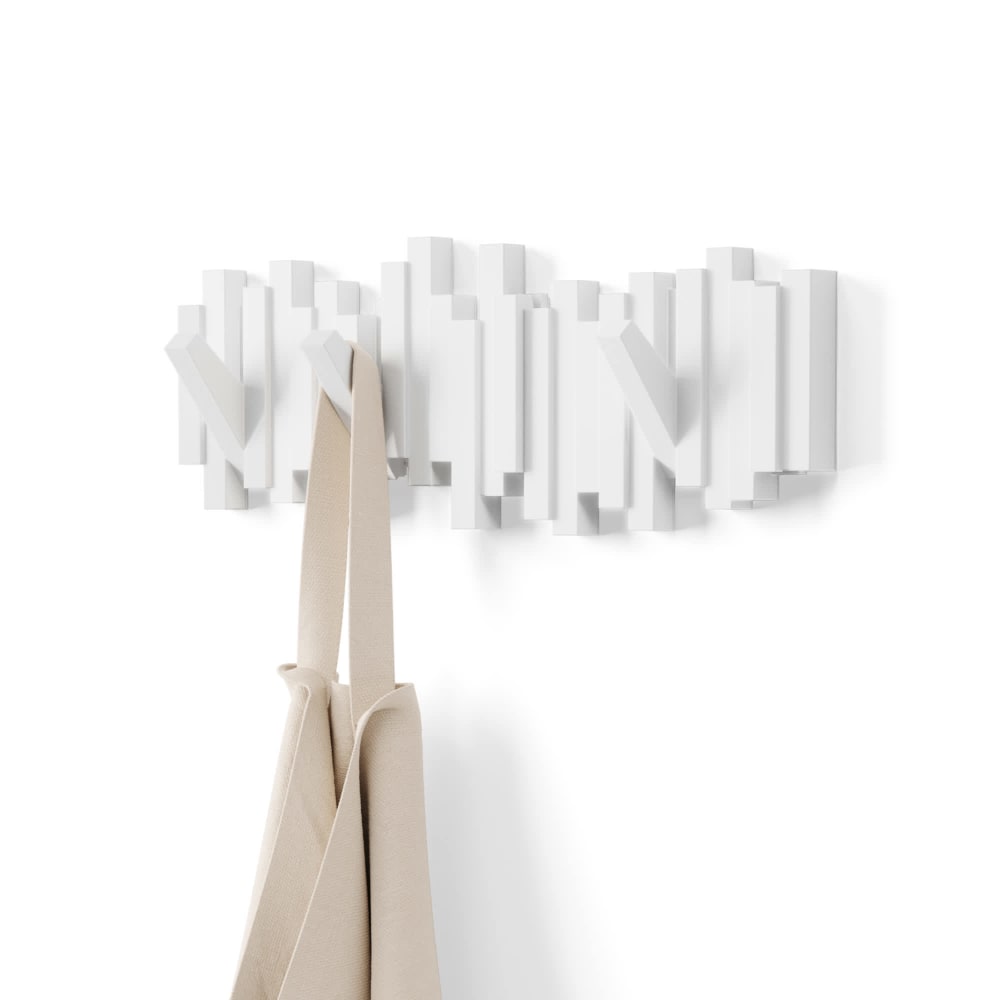 Umbra Porte manteau design mural sticks blanc - Pp - Polypropylène