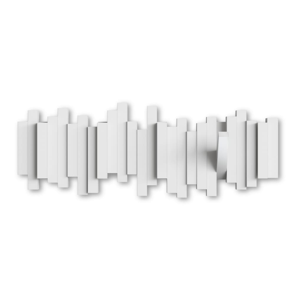Porte manteau design mural sticks blanc - Maisons du Monde