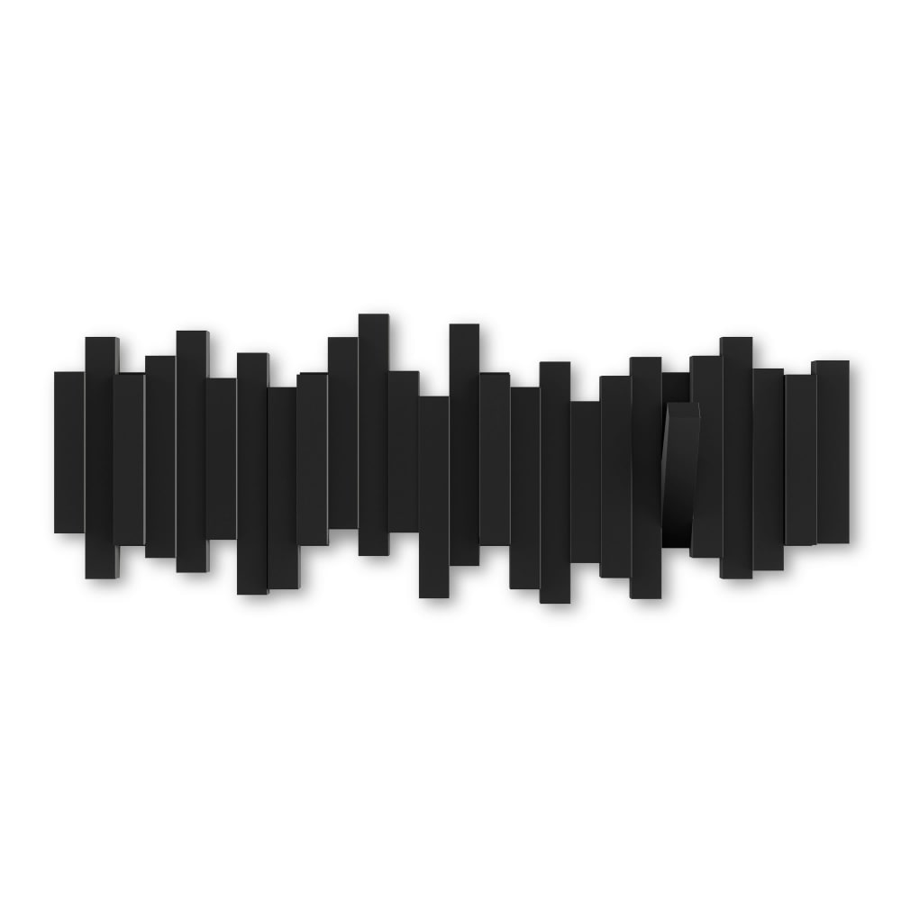 Porte manteau design mural sticks noir - Maisons du Monde