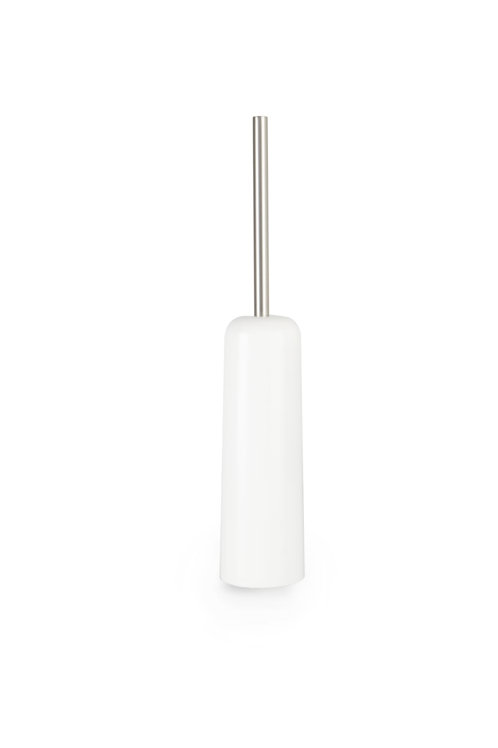 Porte-brosse à toilette, plastique moulé, blanc