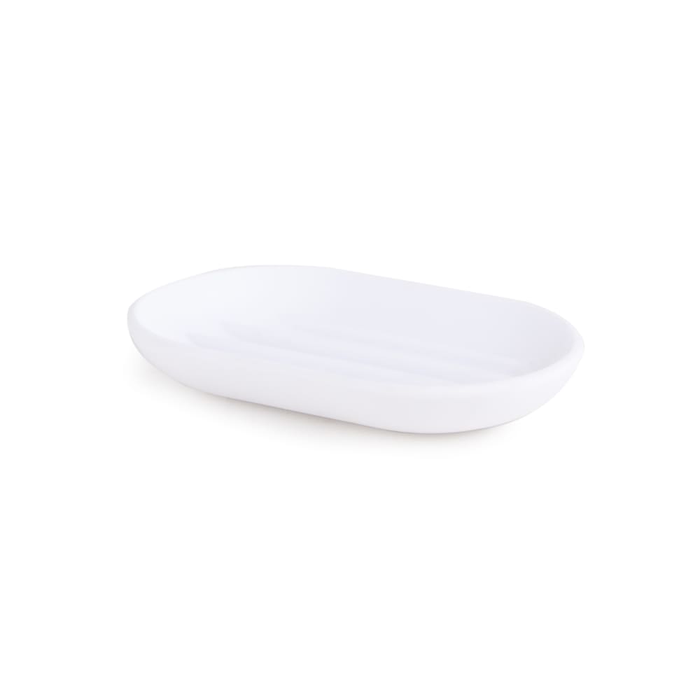 Umbra Porte-savon en plastique moulé, blanc style contemporain - Pvc - Poly Chlorure De Vinyle