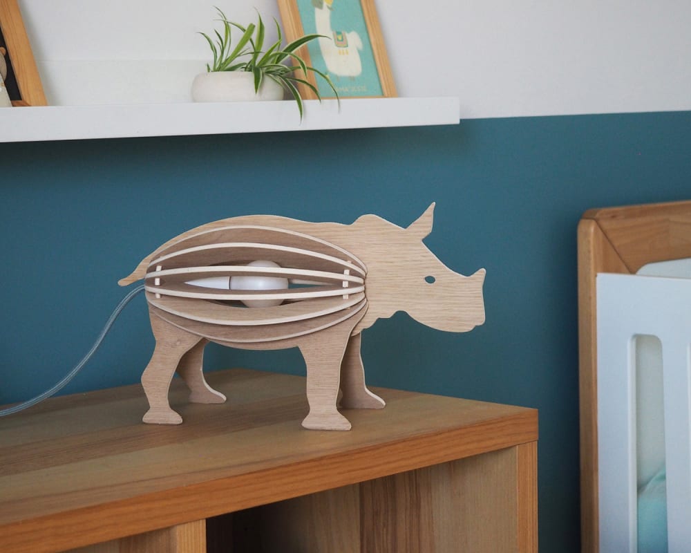 Lámpara de mesa rinoceronte - Maisons du Monde