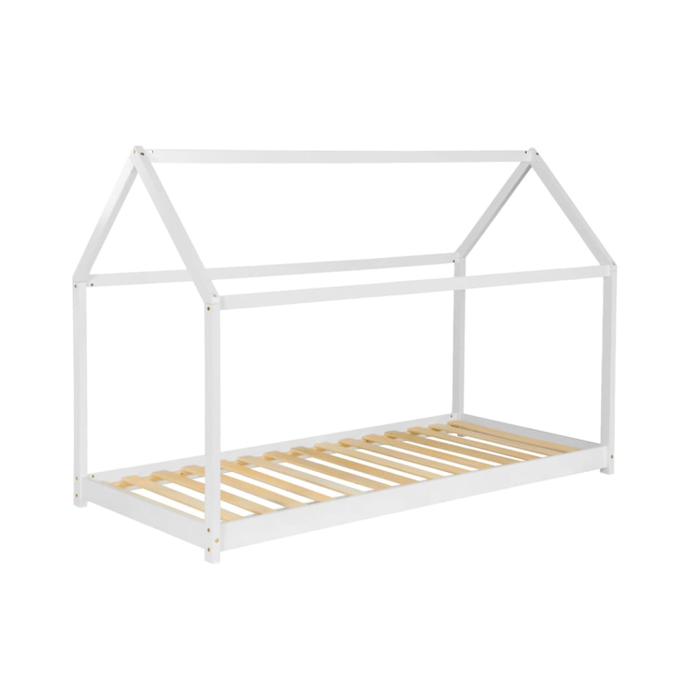 Cama infantill de pino natural, 90x190cm, blanco - Maisons du Monde