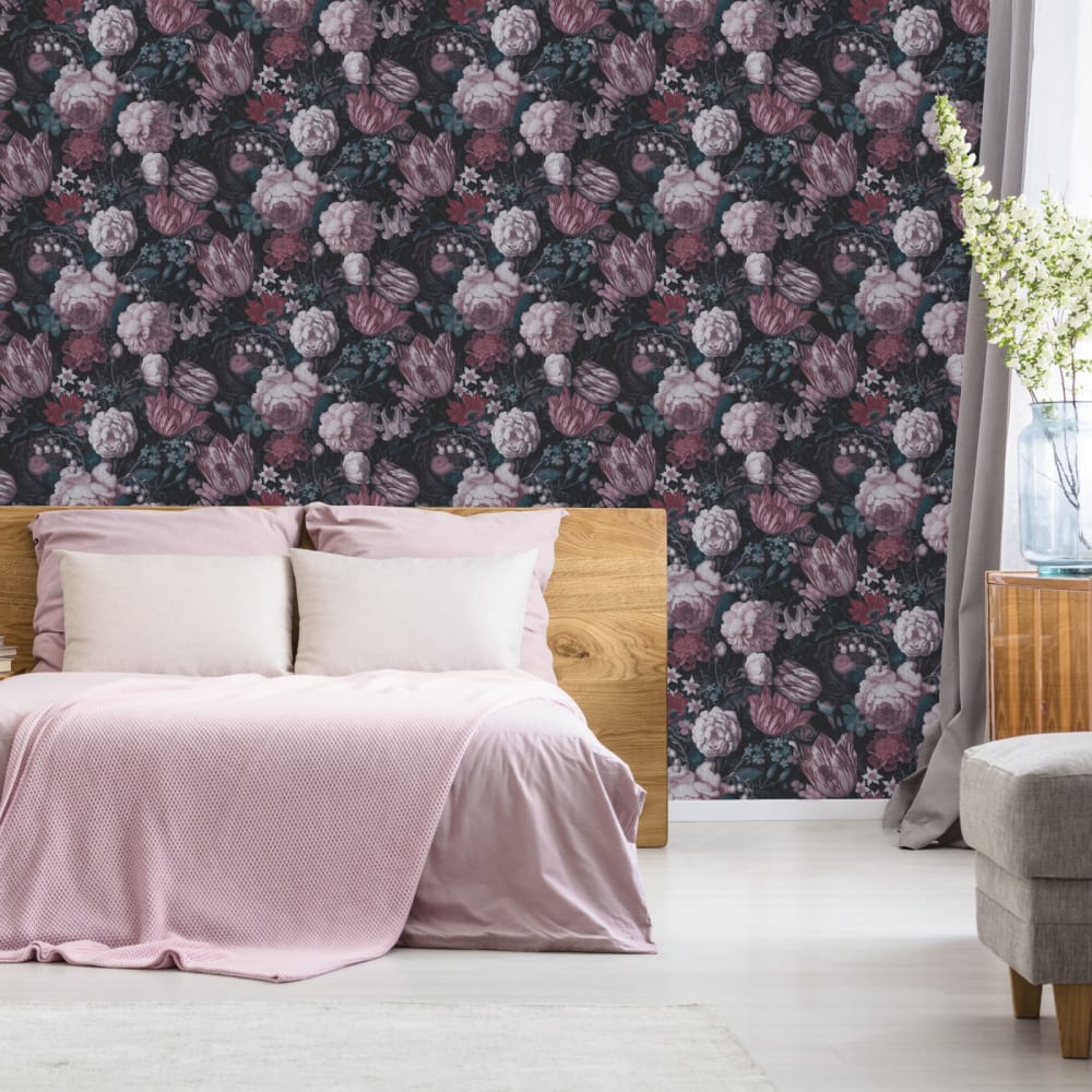 Papier peint intissé floral masters multicolore 1005x52cm