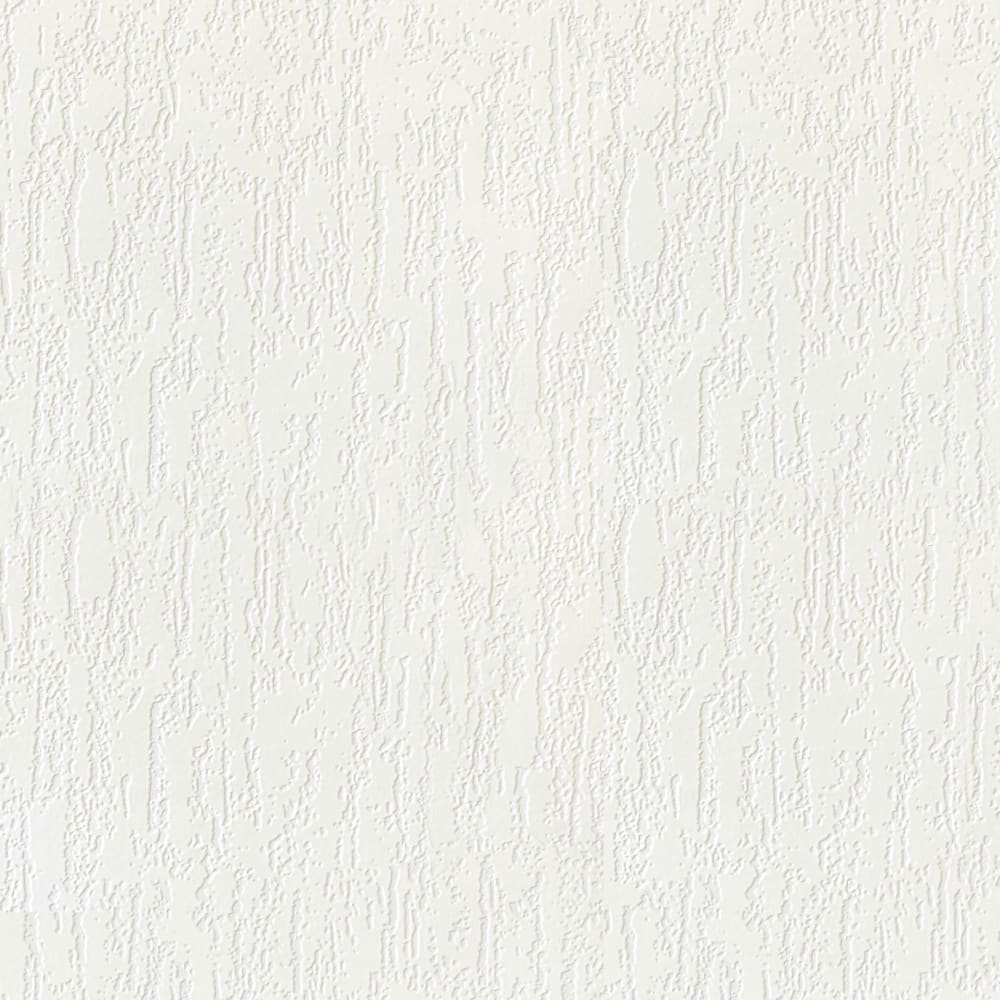 Papier peint intissé à peindre crépi écrasé blanc 1005x52cm — vue 3