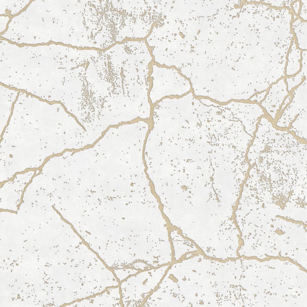 Papier peint intissé Kintsugi vinyle or 1005x52cm — vue 3