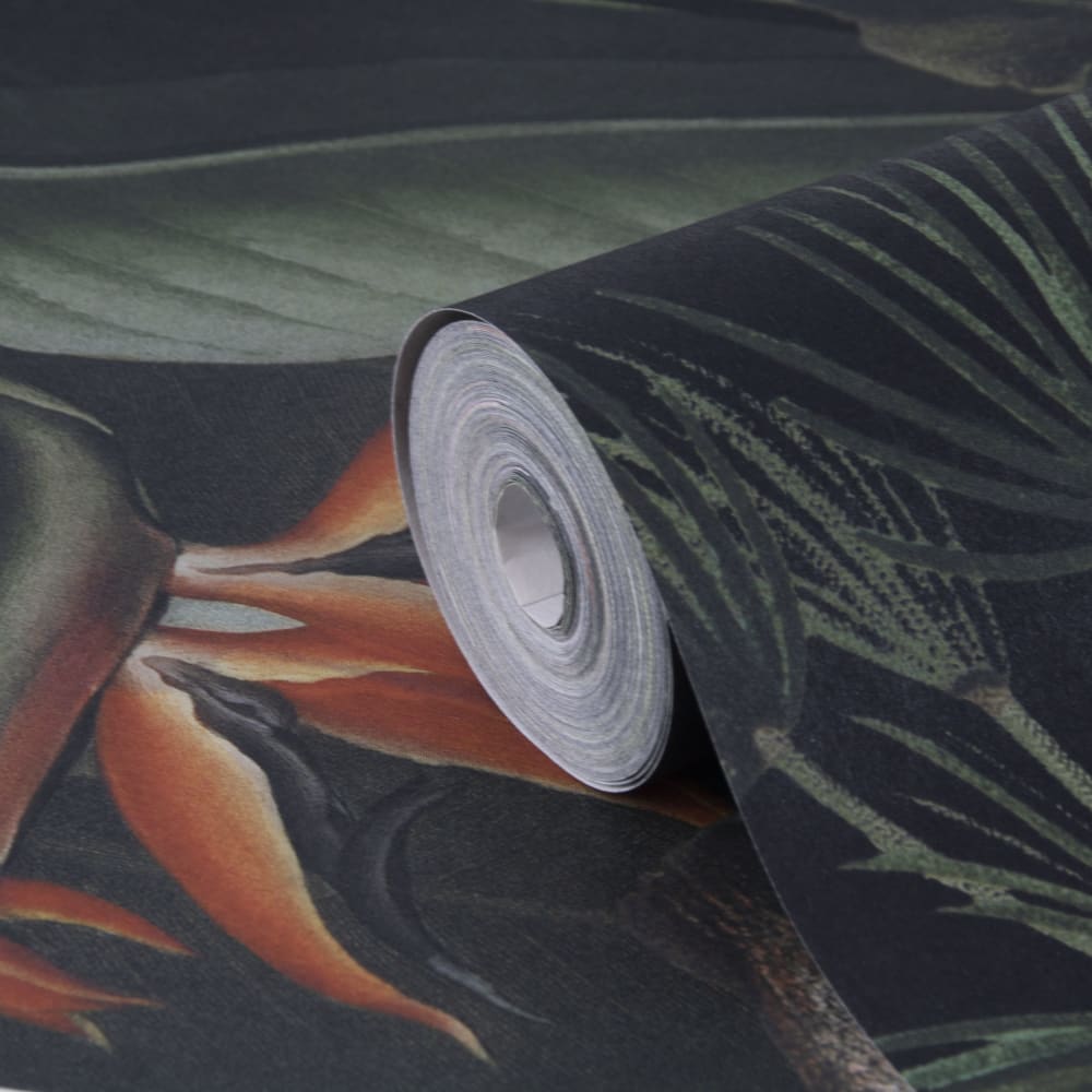 Papier peint panoramique intissé jungle Yara multicolore 300x280cm — vue 4