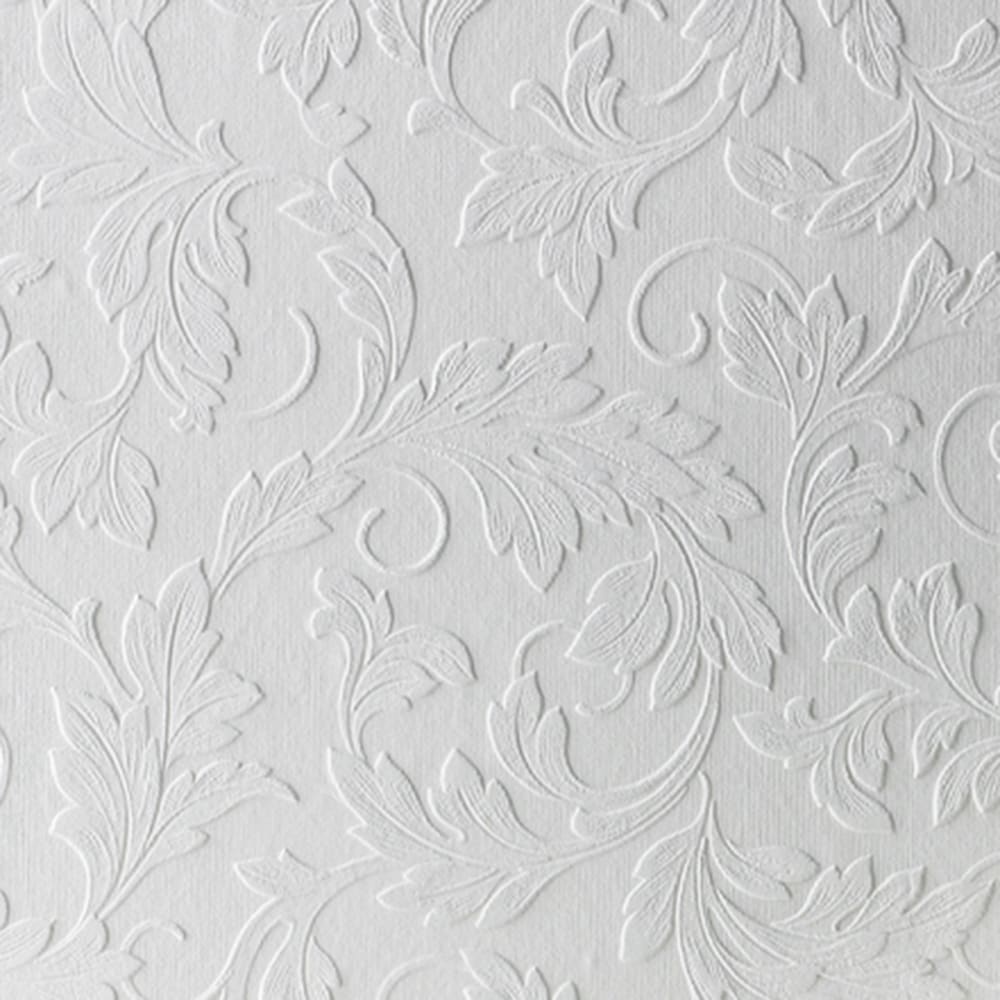 Papier peint support papier vinyle Acanthus blanc 1005x52cm — vue 3