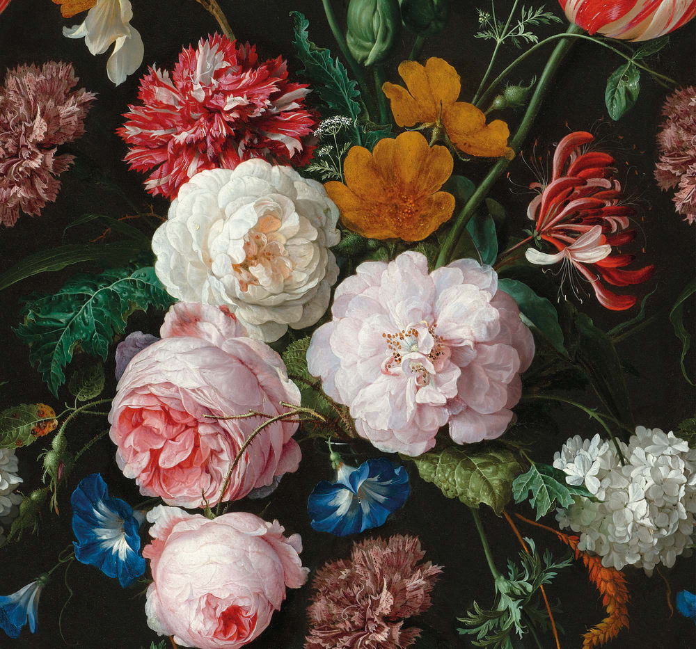 Papier peint panoramique intissé fleurs Eloïse 300x280cm — vue 3
