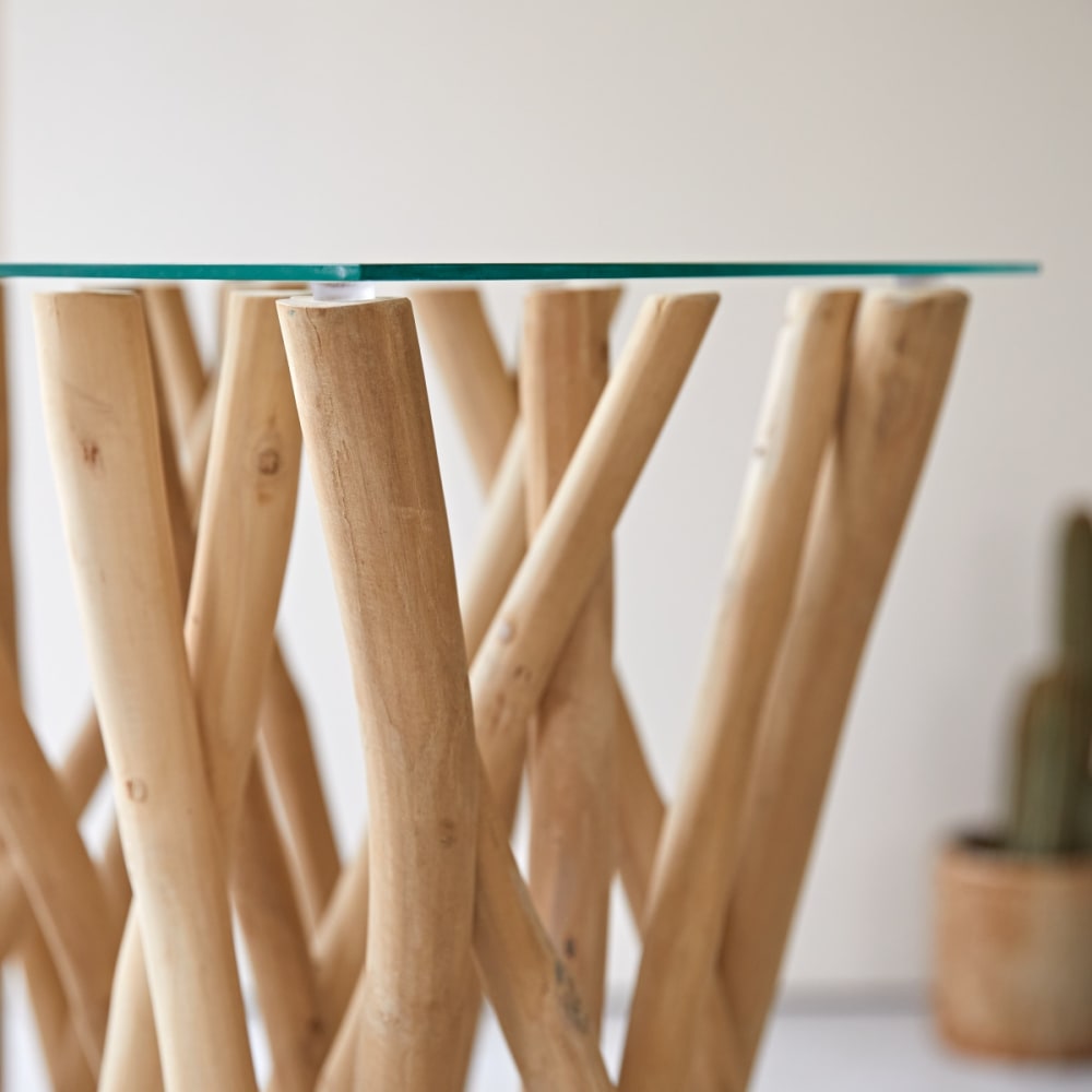 Konsole aus massivem Teakholz - Maisons Du Monde